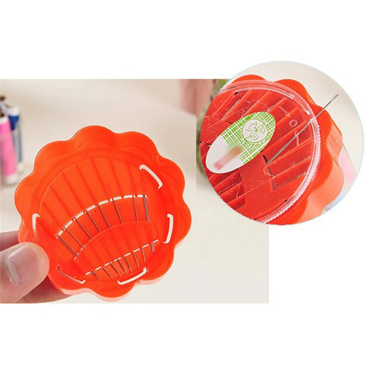 6050 24 Pc Sewing Box used in storing of thread roles and sewing stuff including all home purposes. - Image 6
