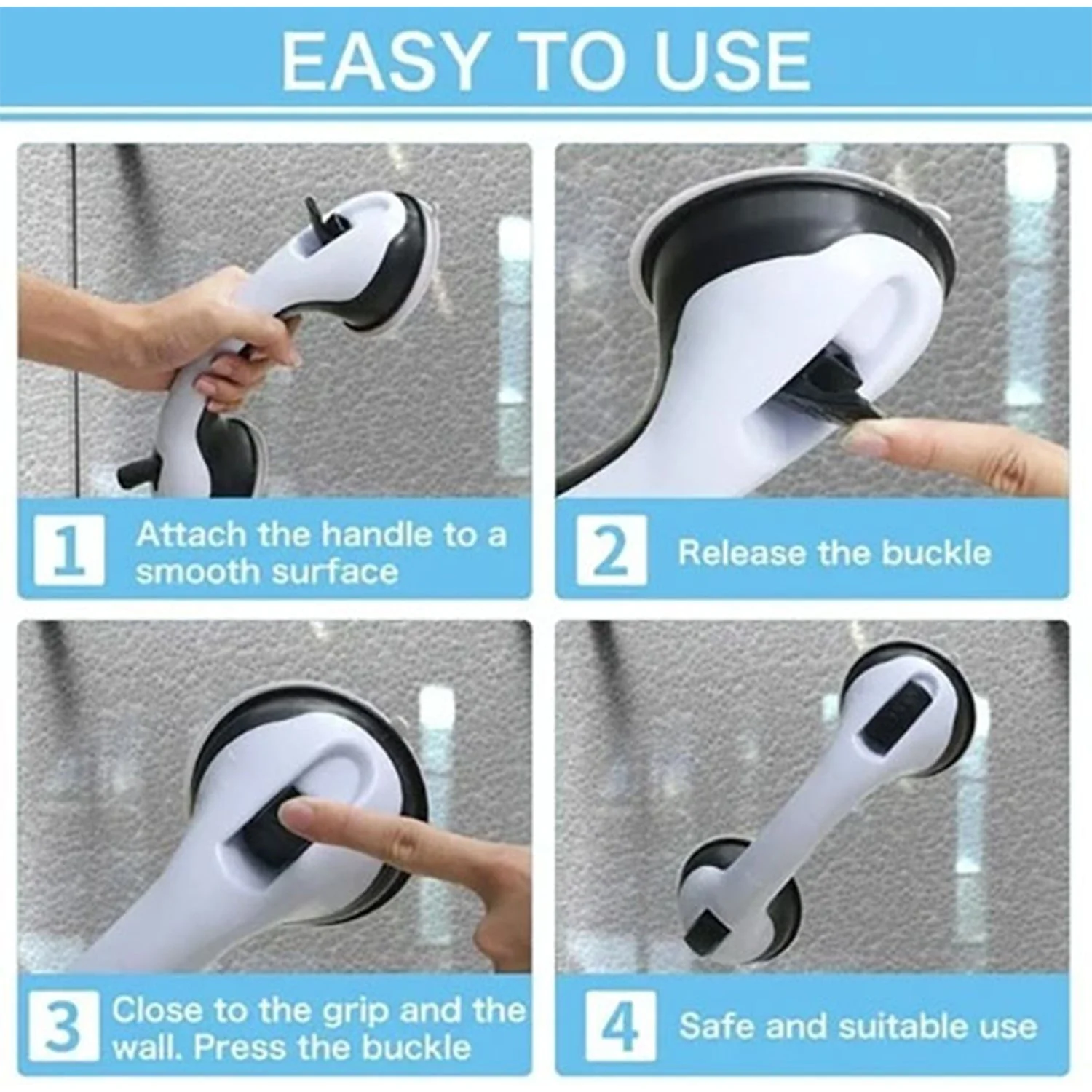 6148 Helping Handle used to give a helpful handle in case of door stuck and lack of opening it and all purposes, and can be used in mostly any kinds of places like offices and household etc. - Image 2