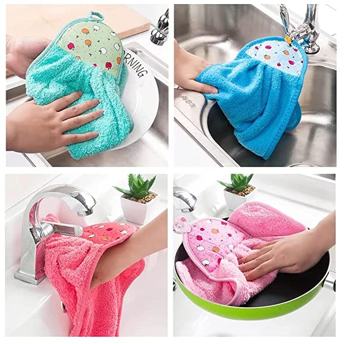 4920 Microfiber Kitchen Towel with Hanging Loop - Image 4