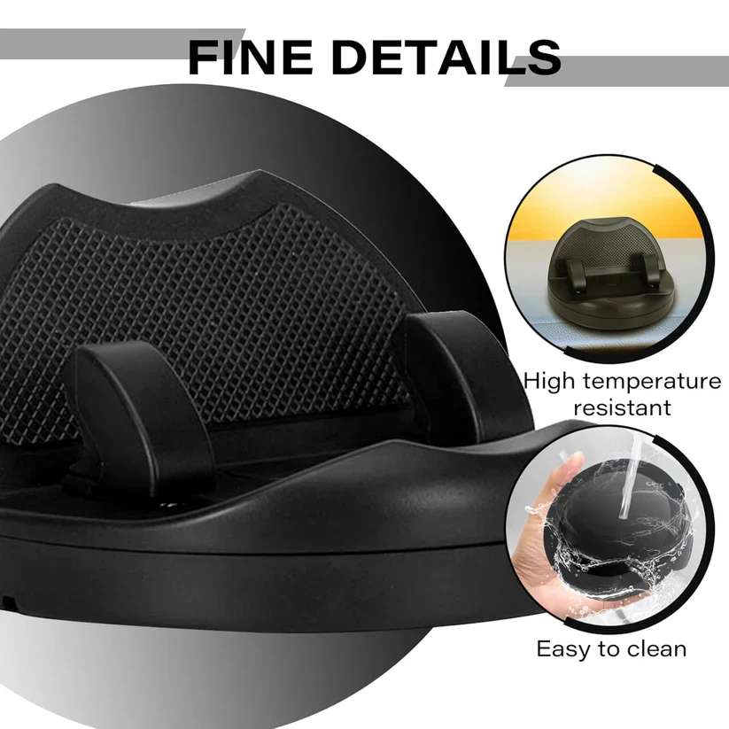 6236 2 in 1 Car Anti-Slip Mat, Phone Holder Non Slip Sticky Phone Mount Holder (1 Set) - Image 7