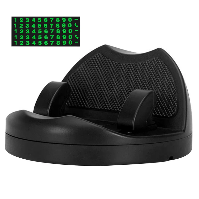 6236 2 in 1 Car Anti-Slip Mat, Phone Holder Non Slip Sticky Phone Mount Holder (1 Set) - Image 8