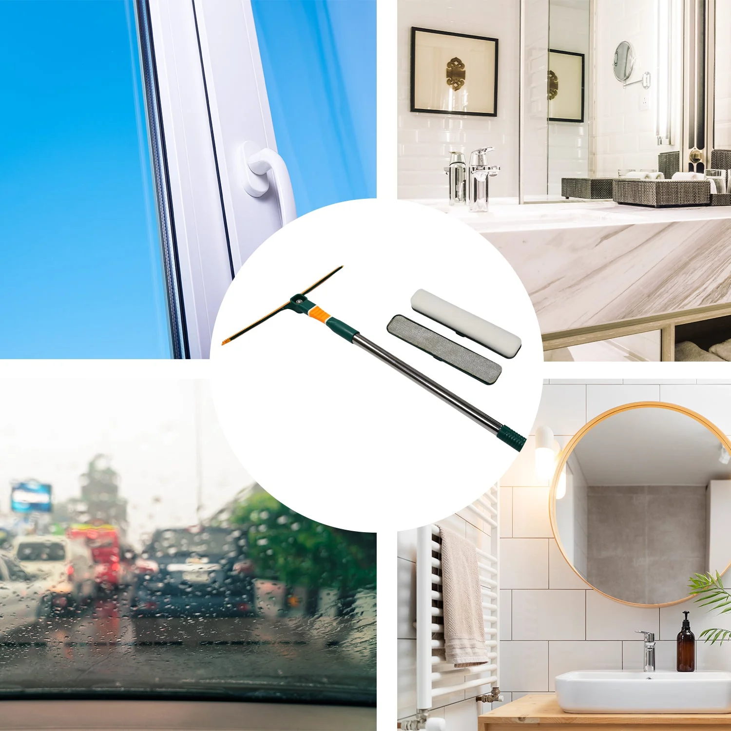 6252 3 IN 1 GLASS WIPER USED IN ALL KINDS OF HOUSEHOLD AND OFFICIAL PLACES FOR CLEANING AND WIPING OF FLOORS, GLASSES AND DUST ETC. - Image 8