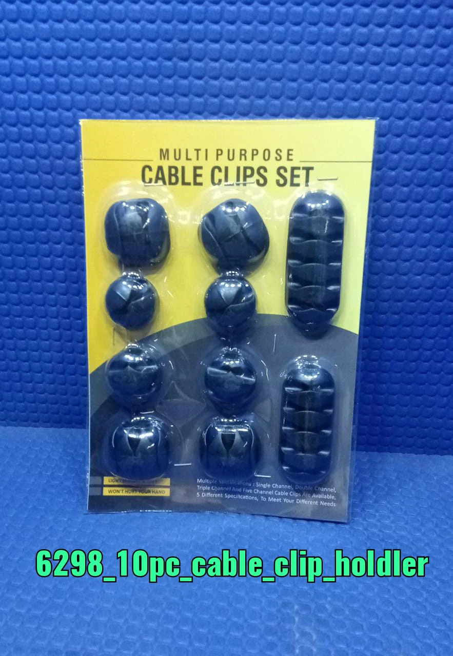 6298 10PCS CABLE HOLDER AND SUPPORTER FOR GIVING SUPPORT AND STANCE TO ALL KIND OF CABLES. - Image 12
