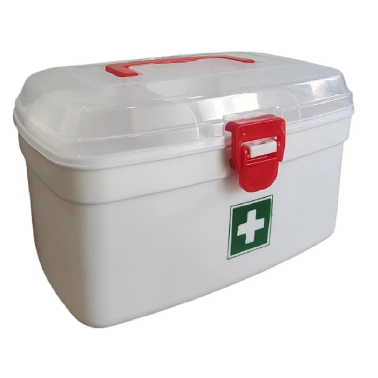 6412 Medical Box, 1 Piece,Indoor Outdoor Medical Utility,Medicine Storage Box,,Detachable Tray Medical Box Multi Purpose Regular Medicine, First Aid Box with Handle, - Image 2