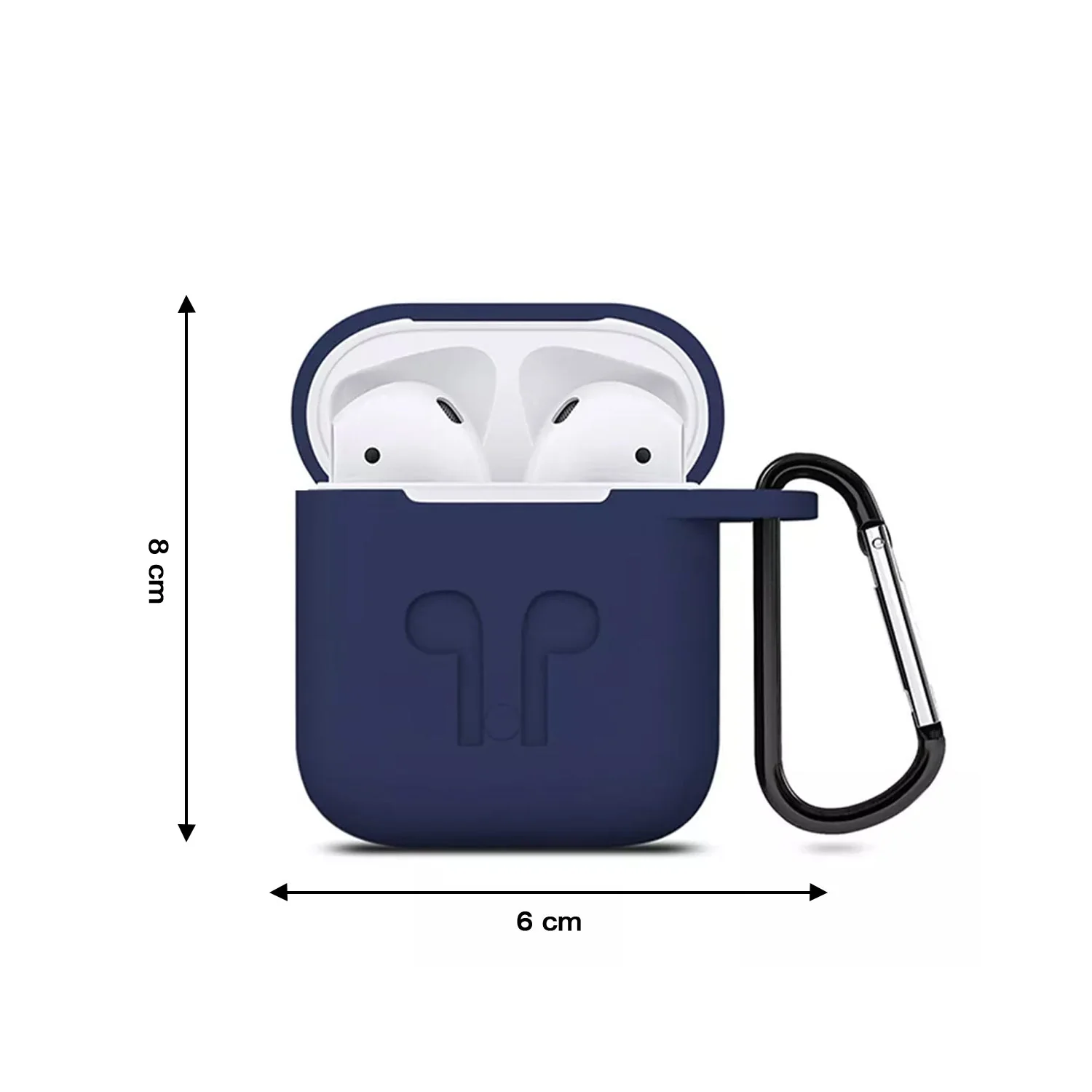 6473 Silicone Shockproof Protection Wireless Headphones Cover with Metal Keychain - Image 14