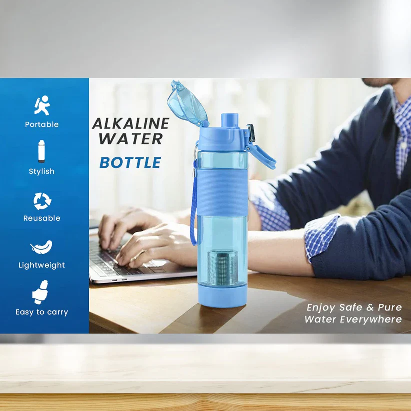 6480 Alkaline Water Bottle, with Food Grade Plastic, Stylish and Portable (Particulates not included) - Image 5