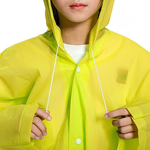 6488 Mix Size Portable Student Rain Coat, Kid's Girl's & Boy's Outdoor Traveling Eva Material Raincoat/Rain wear/Rain Suit for Outdoor Accessory (1pc) - Image 3