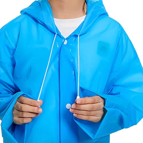 6488 Mix Size Portable Student Rain Coat, Kid's Girl's & Boy's Outdoor Traveling Eva Material Raincoat/Rain wear/Rain Suit for Outdoor Accessory (1pc) - Image 4