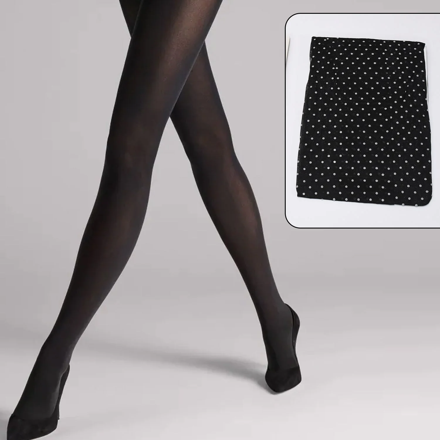 6489 Body Stocking Cloth White Dot Design Stocking Cloth With ELASTIC CLOTH , BEST SOFT MATERIAL CLOTH - Image 6