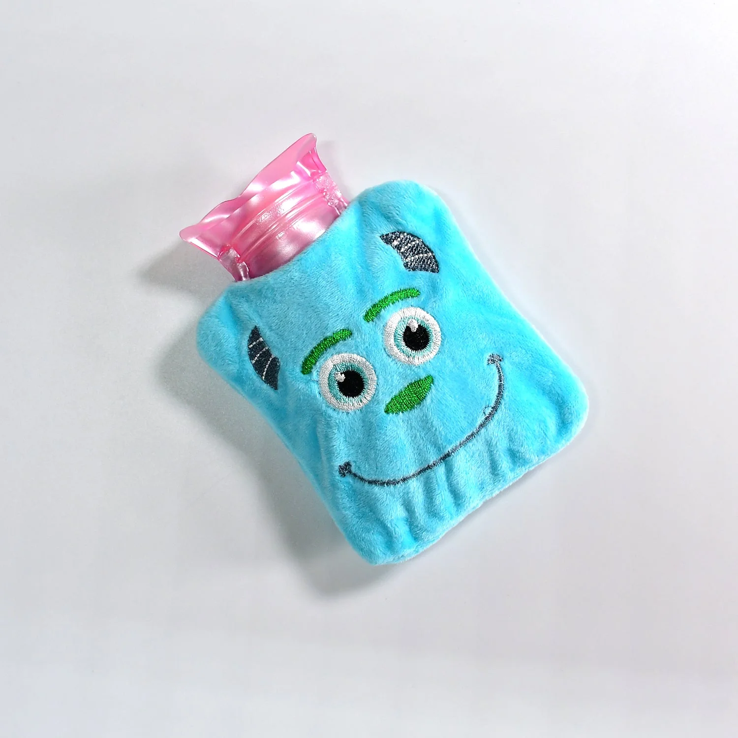6534 Blue Sullivan Monster small Hot Water Bag with Cover for Pain Relief, Neck, Shoulder Pain and Hand, Feet Warmer, Menstrual Cramps. - Image 7