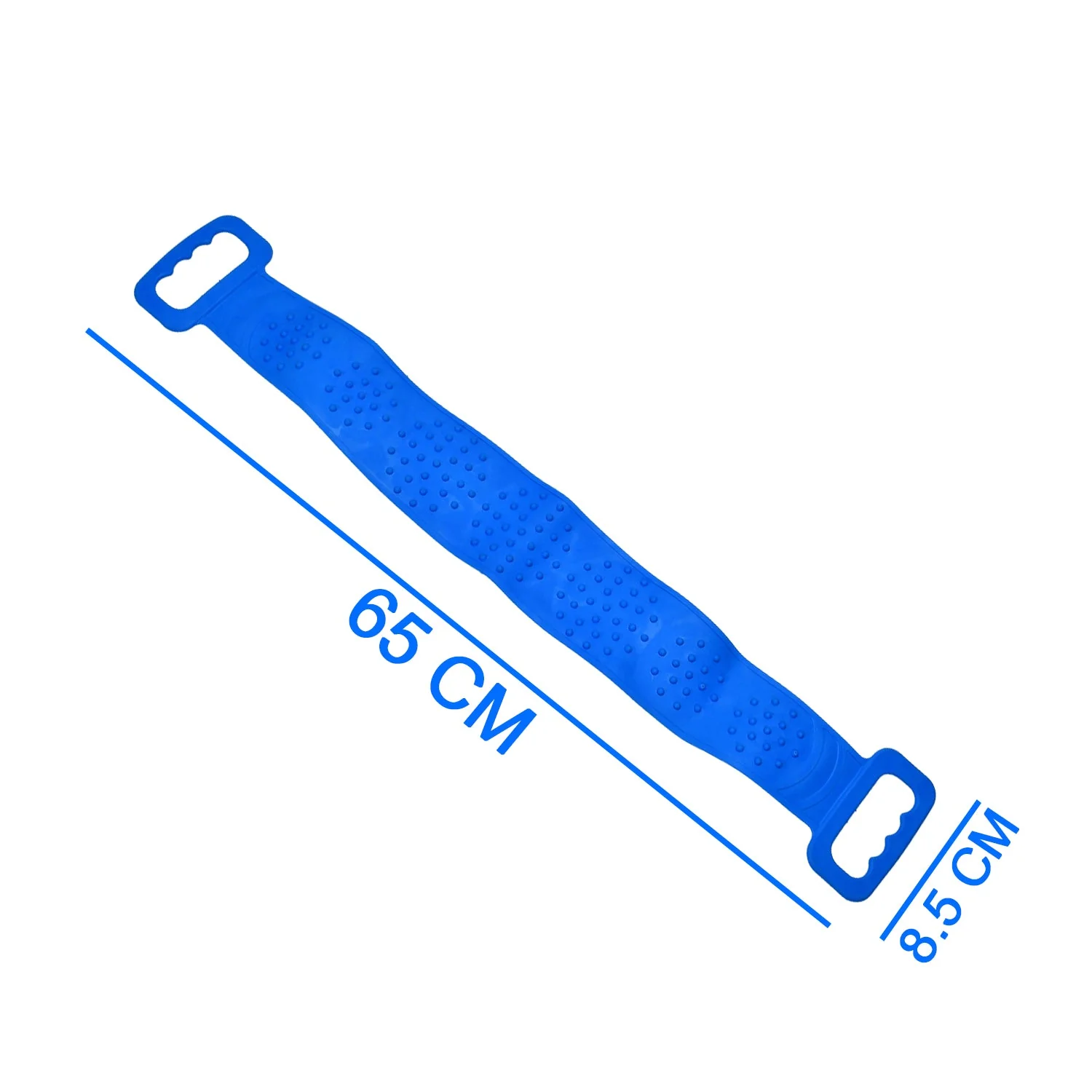 6637 Silicone Body Back Scrubber, Double Side Bathing Brush for Skin Deep Cleaning Massage. - Image 4