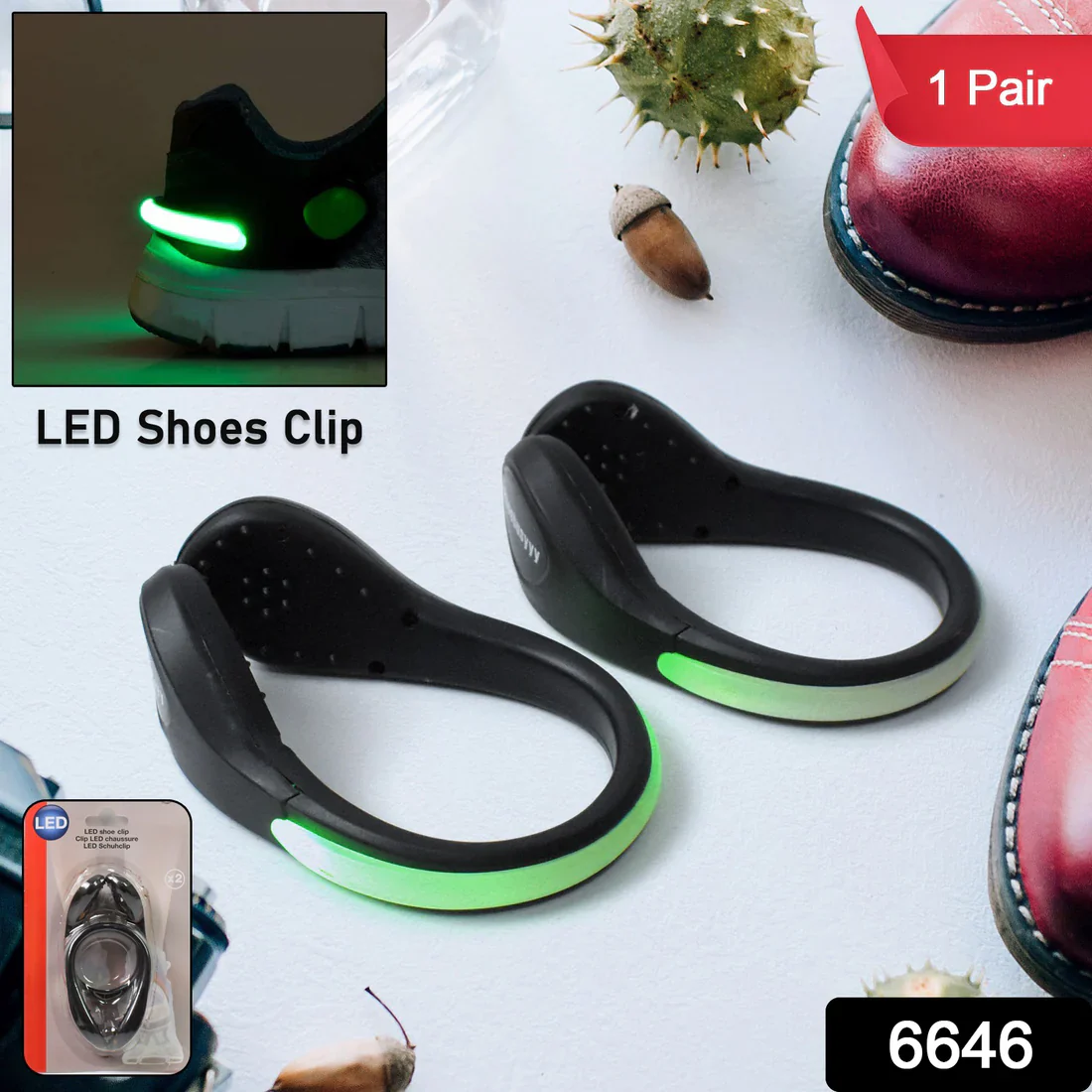 6646 LED Shoes Clip Lights (1 Pair) - Image 5