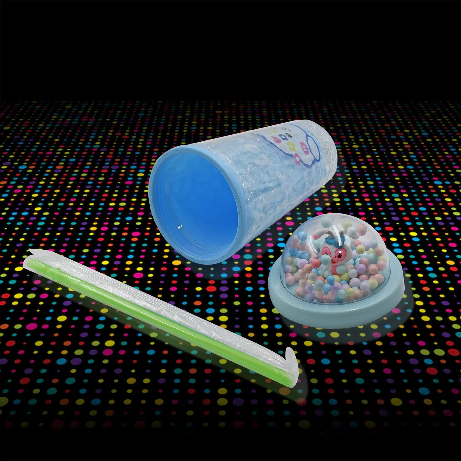 6883C LED Light Unicorn Sipper Water Bottle Mason Jar Tumbler with Straw for Kids Glitter Sipper with Toy Drinking Cups for Boys and Girls School/Tuition/Gym/ Picnic, Kids and Adults, Birthday Return Gifts - Image 6