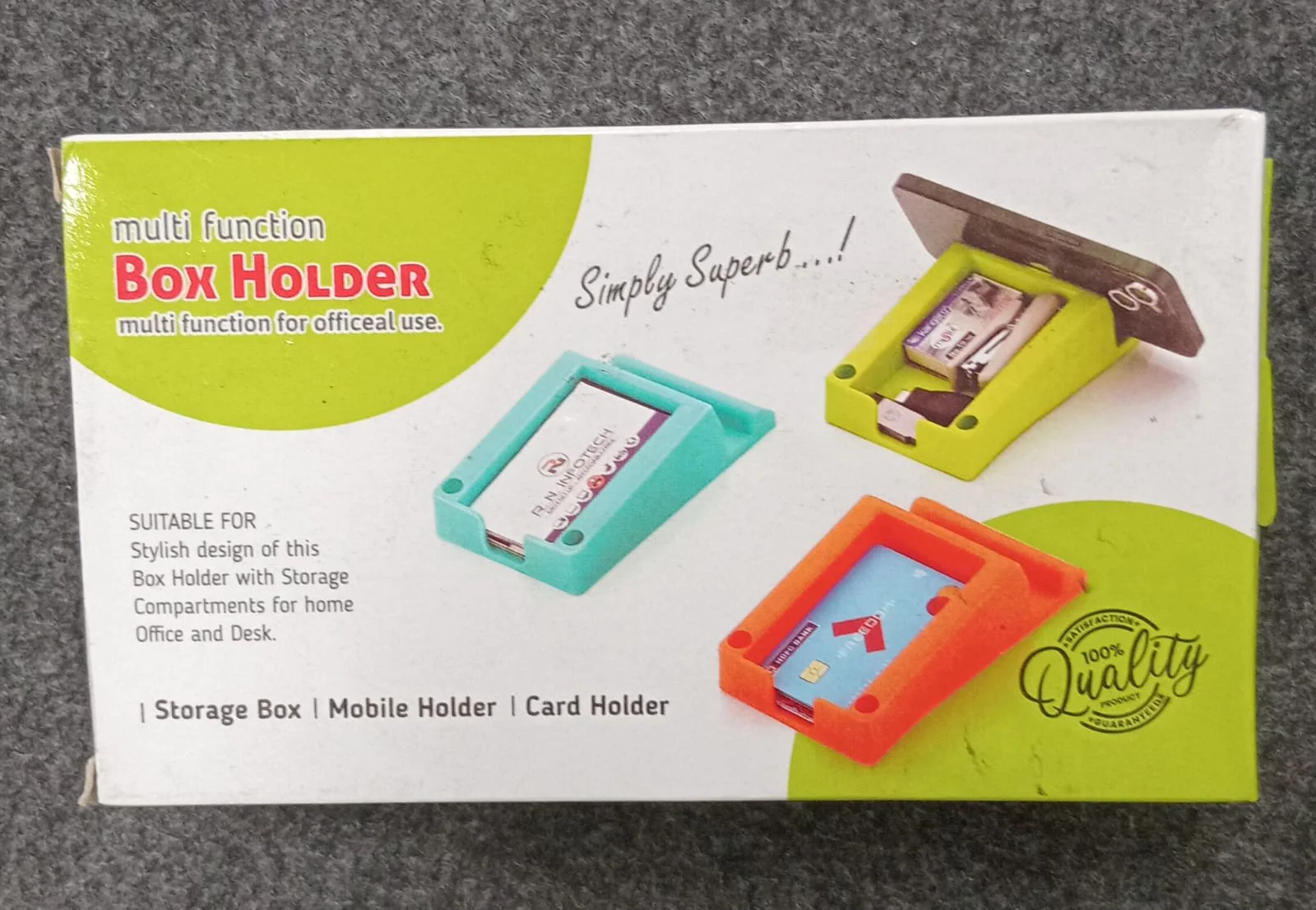7205 Business Card & Mobile Holder Plastic Multi-function Use ( 1 pcs ) - Image 7