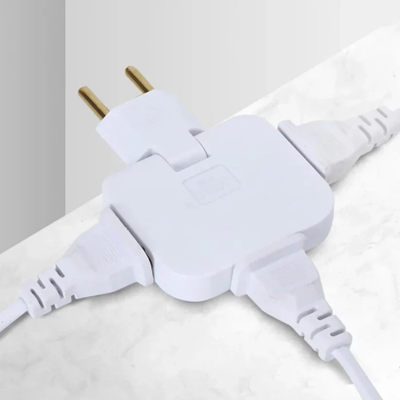 7219 Wireless 3 in 1 Foldable Wall Plug Adapter / Socket / Converter (1 Pc) - Image 4