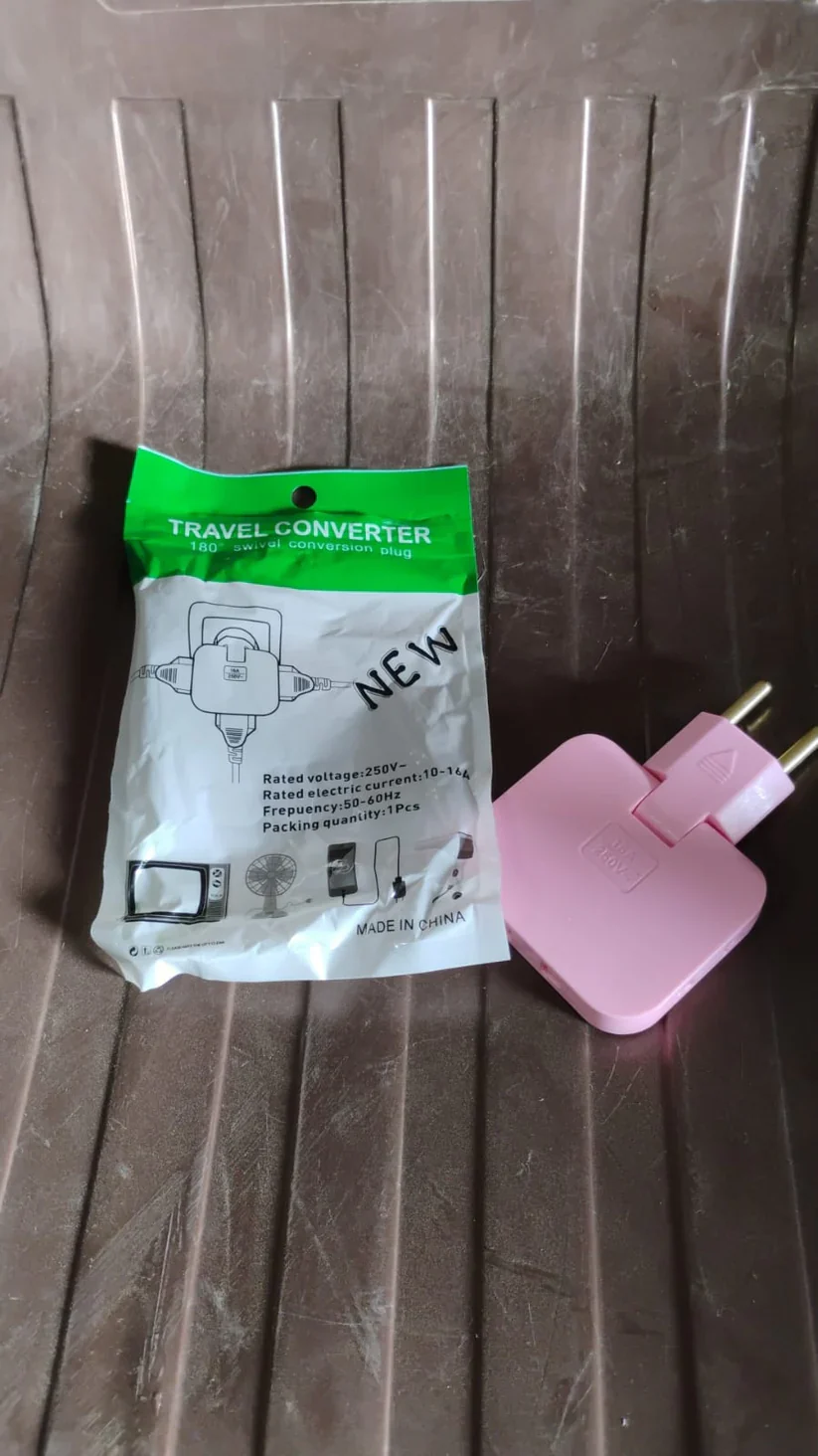 7219 Wireless 3 in 1 Foldable Wall Plug Adapter / Socket / Converter (1 Pc) - Image 8