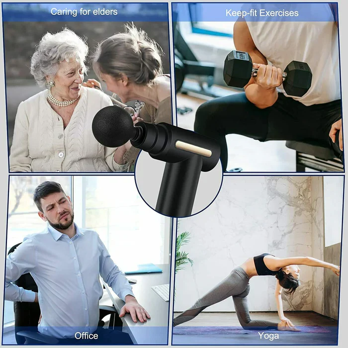 7390 Deep Tissue Percussion Body Massage Machine For Pain Relief - Image 4