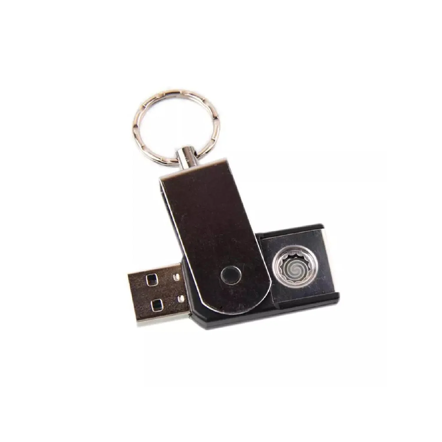 7637 USB Mini Portable Lighters With Thin Metal Creative - Image 4