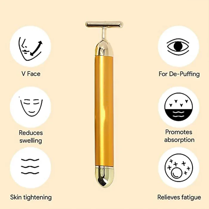 8363 Golden Energy Face Massager (1 Pc) - Image 2