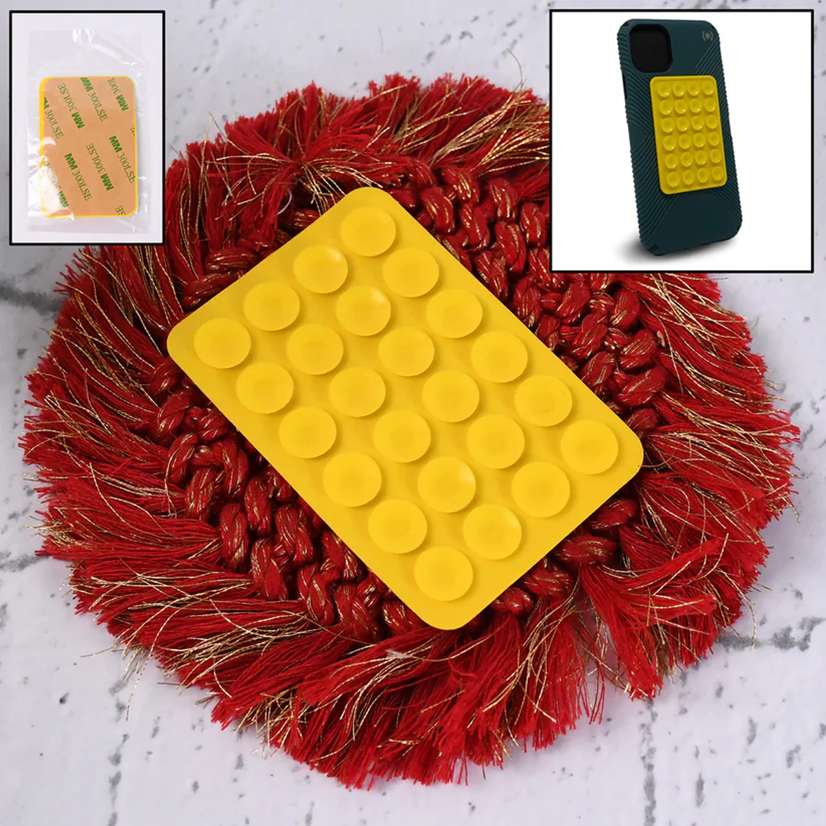 8436 Suction Phone Case / Holder Mount (1 Pc / Mix Color) - Image 2