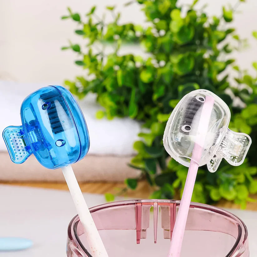 8963 Plastic Toothbrush Head Cover Cap (1 Pc) - Image 4
