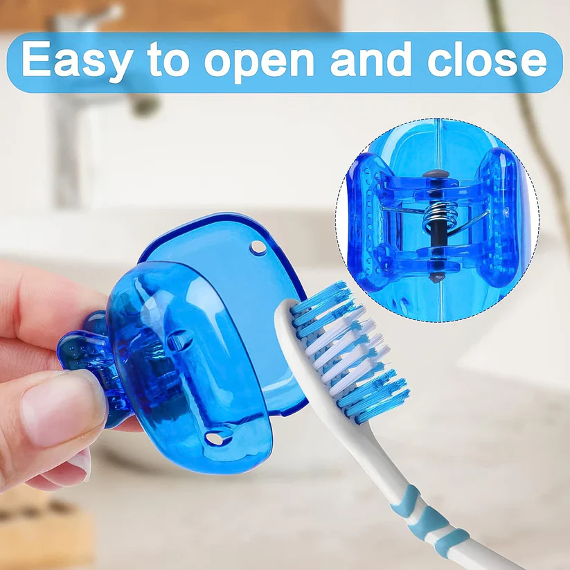 8963 Plastic Toothbrush Head Cover Cap (1 Pc) - Image 5