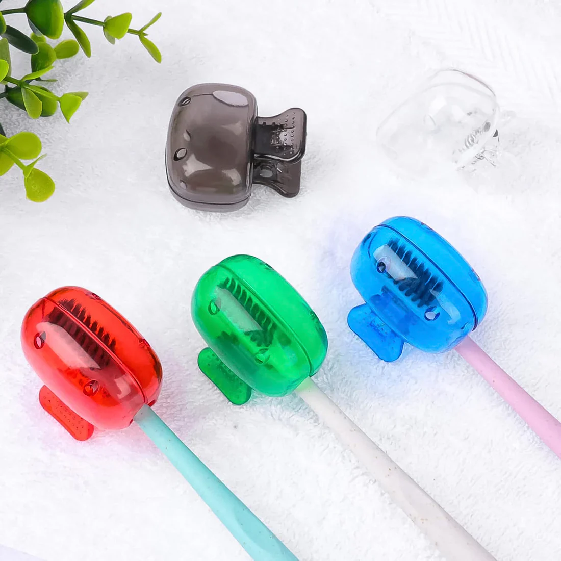 8963 Plastic Toothbrush Head Cover Cap (1 Pc) - Image 6