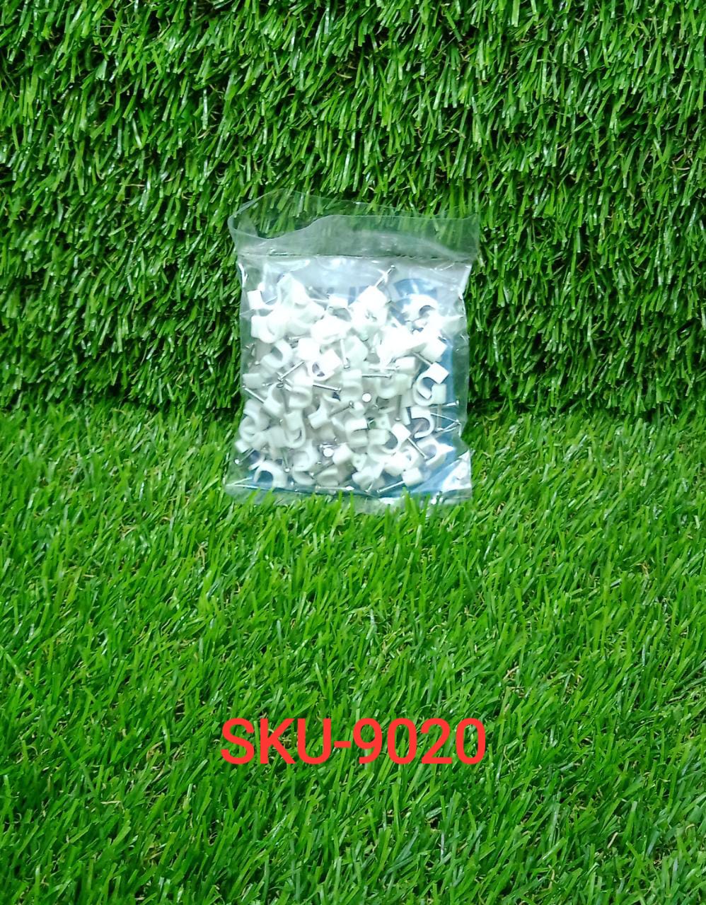 9020 100 Pc 6 MM Cable Clip used in all kinds of wires to make them stuck and holded in walls etc. - Image 9