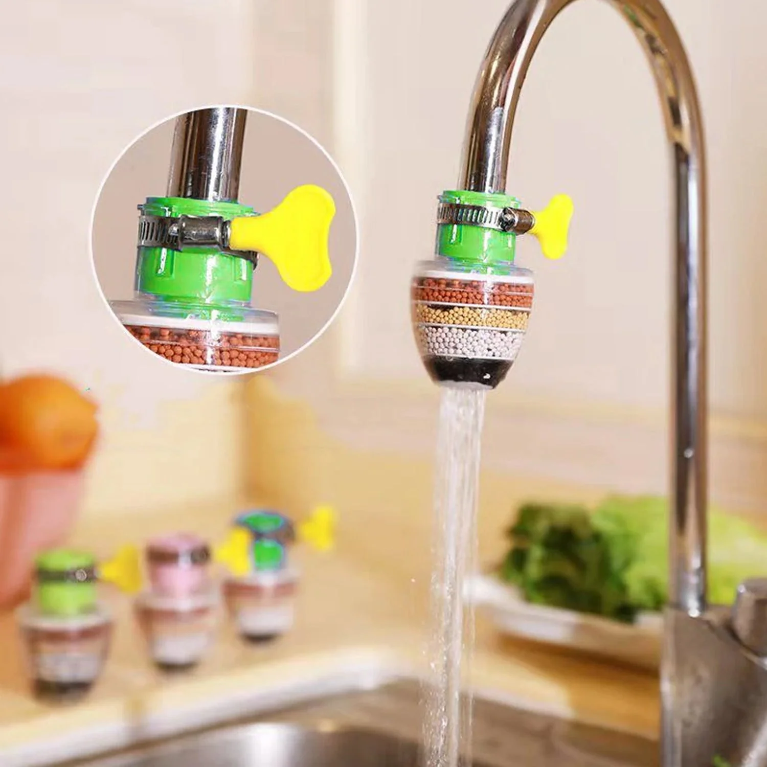 9092 Water Faucet, Clean Purifier Filter Cartridge Water Tap (Six Layer Purifier) - Image 5