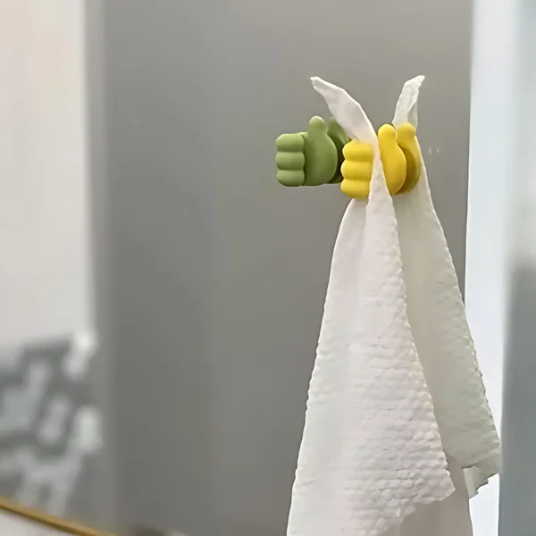 9103A Multi functional Thumb up Hooks Multipurpose Holder (Pack of 10) - Image 3