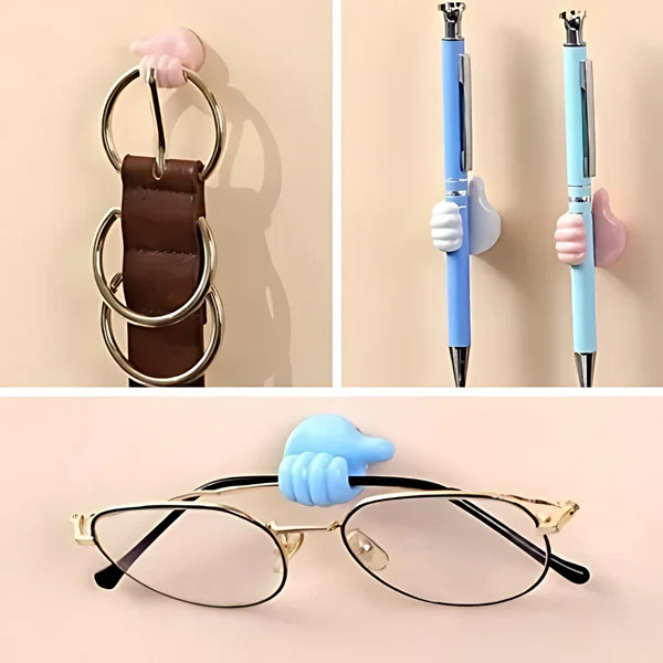 9103A Multi functional Thumb up Hooks Multipurpose Holder (Pack of 10) - Image 4