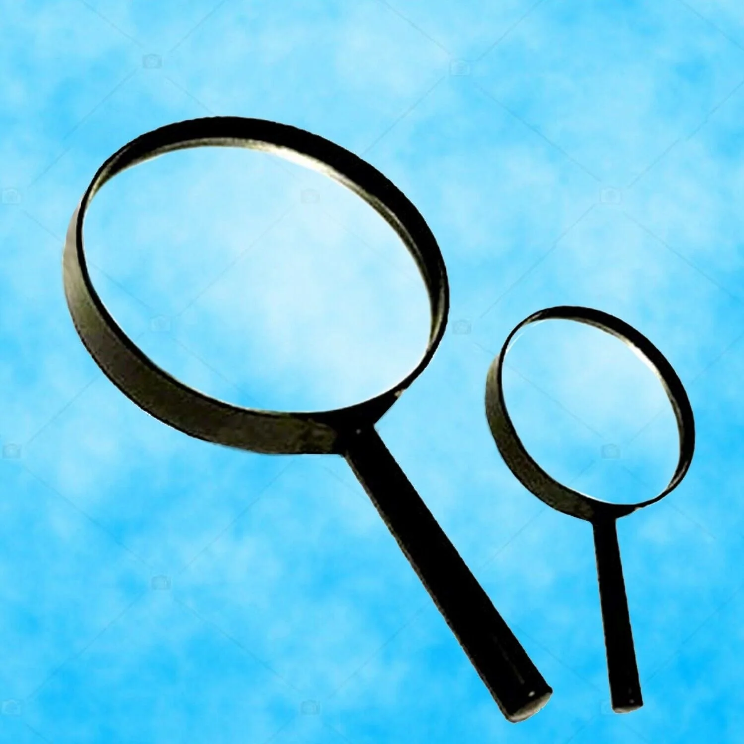 9144 Magnifying glass Lens - reading aid made of glass - real glass magnifying glass that can be used on both sides - glass breakage-proof magnifying glass, Protect Eyes, 75mm & 50mm (2pc Set) - Image 5