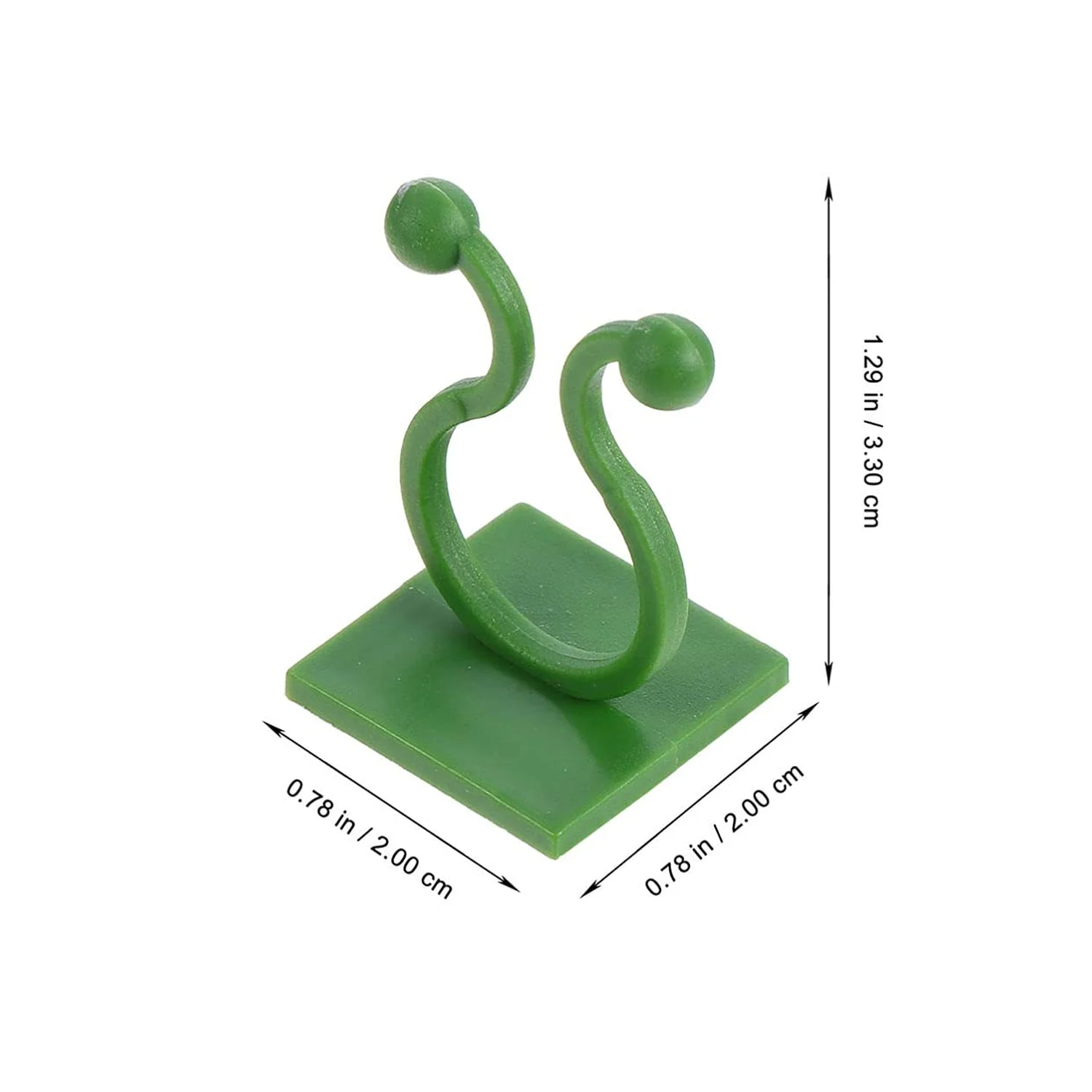 9606 Plant Climbing Wall Fixture Clip Self-Adhesive Hook (40 Pcs Set / With plastic box) - Image 3