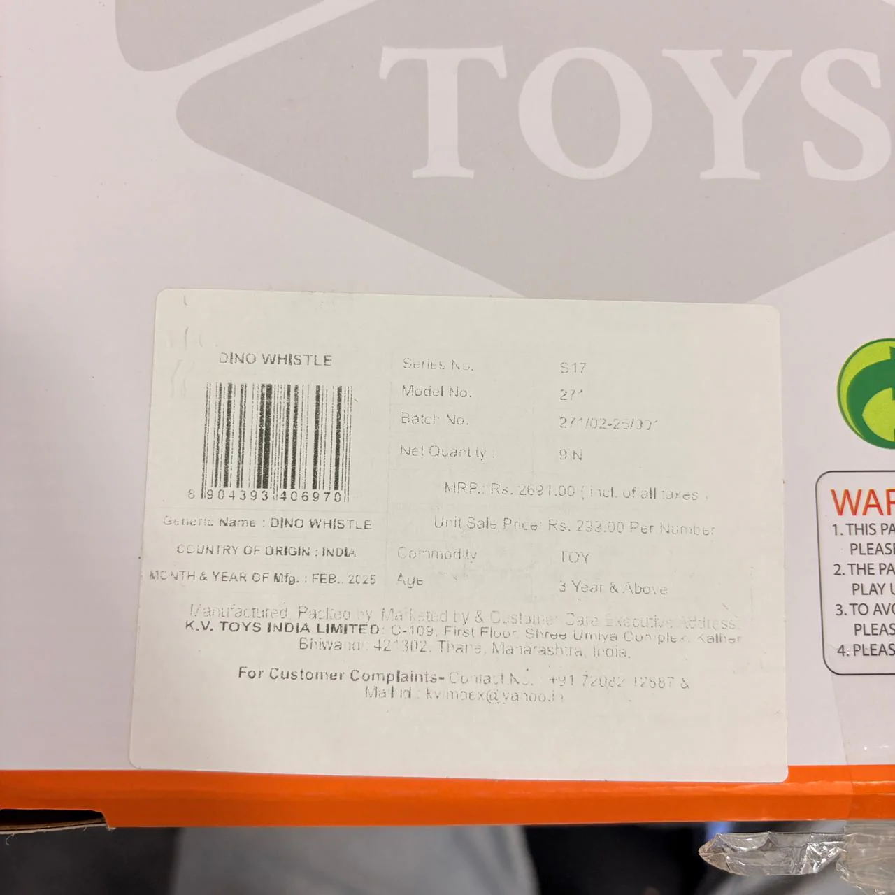 A06482 Press & Go Dinosaur Toy Cars with Whistle Sound - Image 5