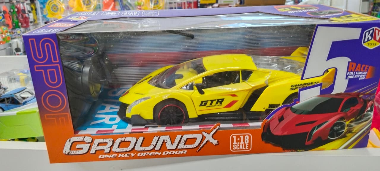 A06485 GroundX 1:18 Scale 5-Channel Remote Control Sports Car with One-Key Automatic Open Door Function - Image 6