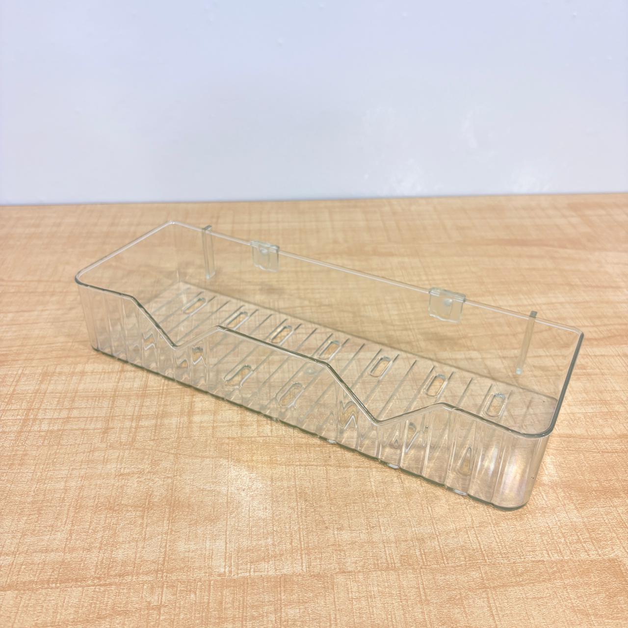 A06495 Acrylic Transparent Bathroom Shelf – Wall Mounted Adhesive Storage Organizer caddy - Image 7