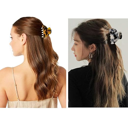 AM1020 Acrylic Hair Claw Clips for Girls & Women - 1 Pcs - Image 3