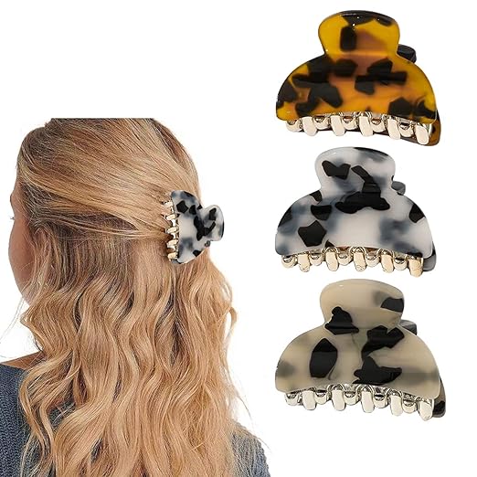 AM1020 Acrylic Hair Claw Clips for Girls & Women - 1 Pcs - Image 5