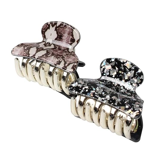AM1020 Acrylic Hair Claw Clips for Girls & Women - 1 Pcs - Image 9