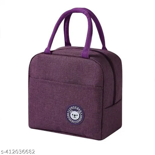 AM0053 Aluminium Insulated Travel Lunch/Tiffin/Storage Bag (Multicolored/Multi Printed) - Image 4