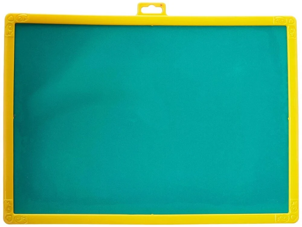 AM0013 Educational Slate For Kids | Slate 2 in 1 Write and Wipe Board with Plastic Frame for Kids | Slate for Kids 3 Years and Above | Multicolor Slate - Image 6