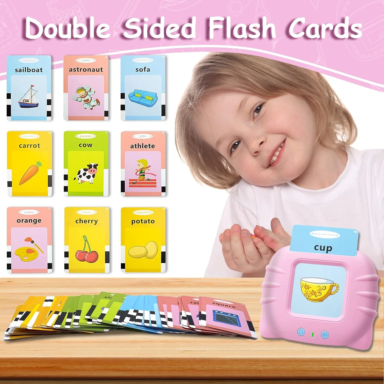 AM0127 Talking Flash Cards Educational Toys - Image 3