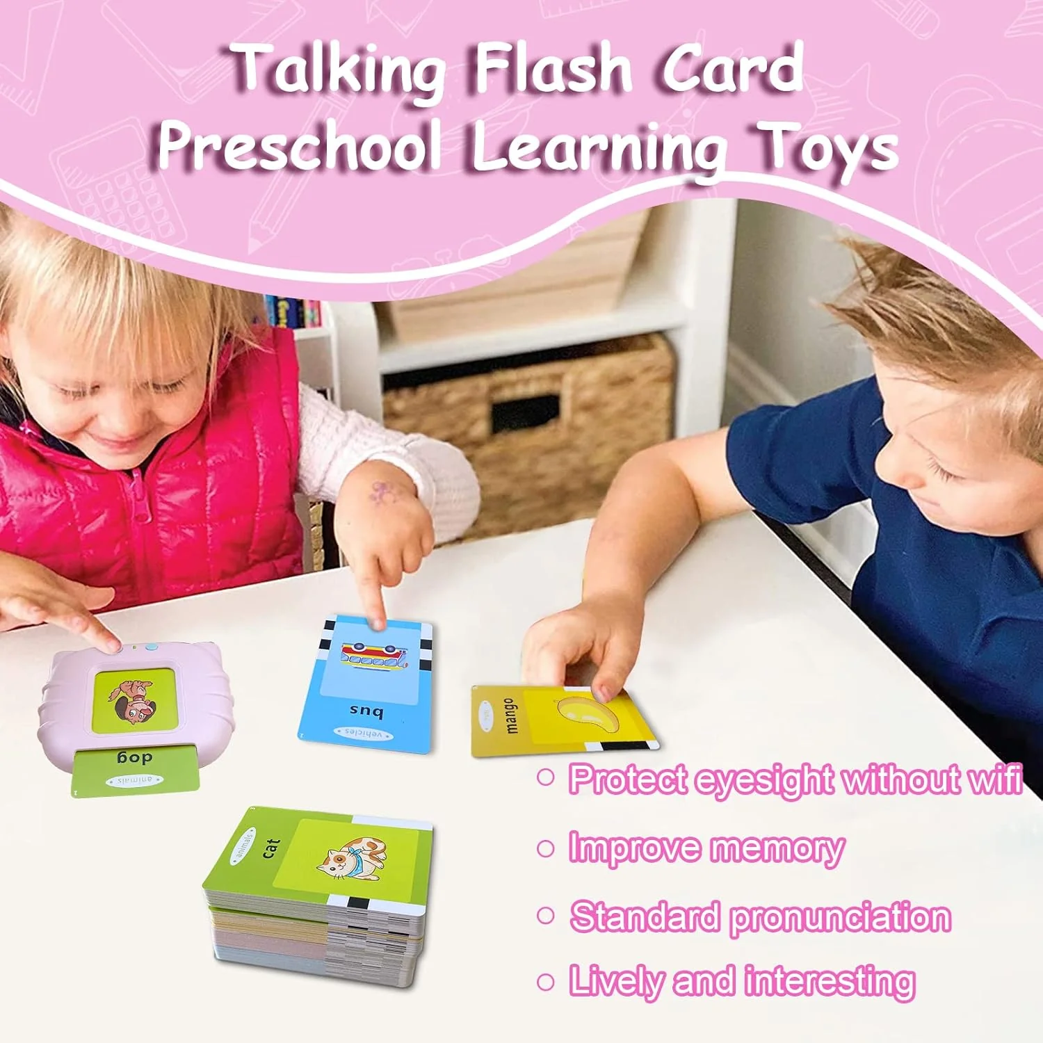 AM0127 Talking Flash Cards Educational Toys - Image 4
