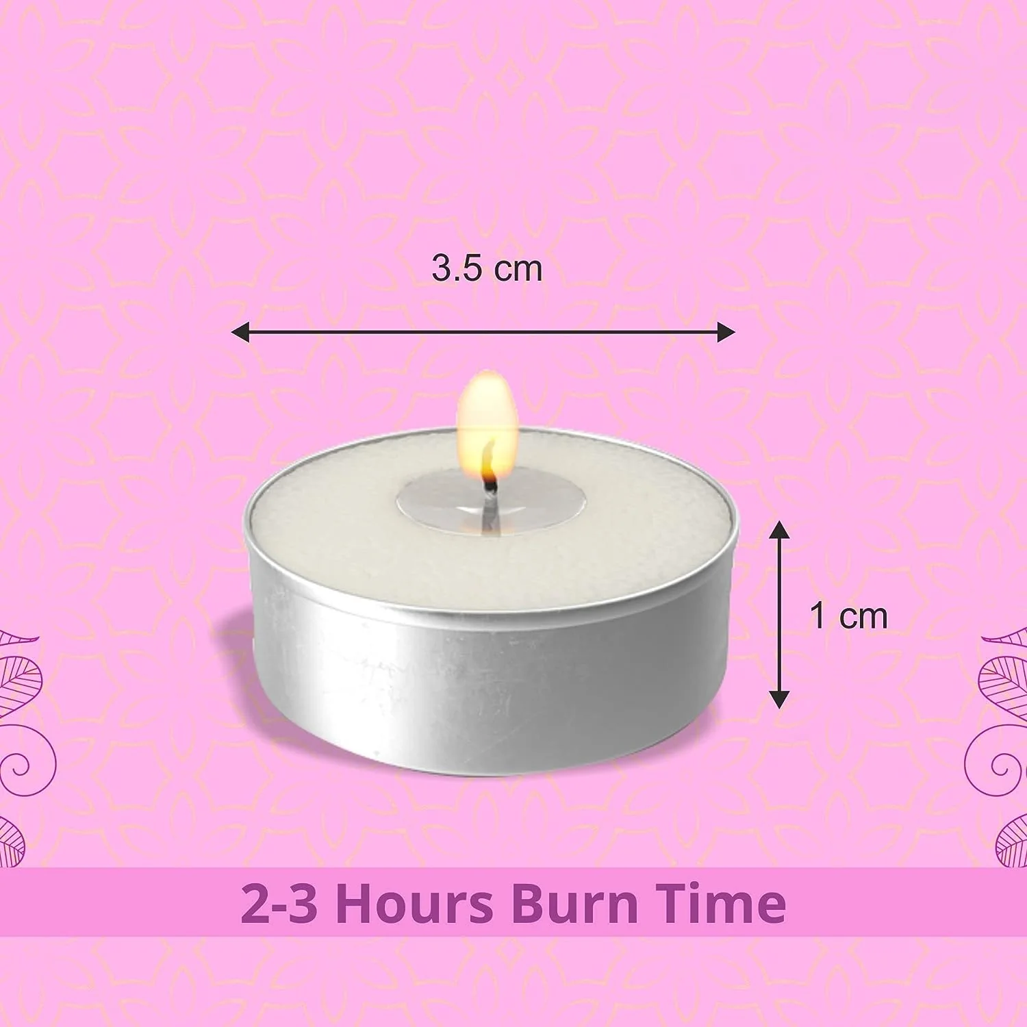 AM0150 Tealight Candle White (Pack of 10, 6 GM) 1 BOX - Image 10