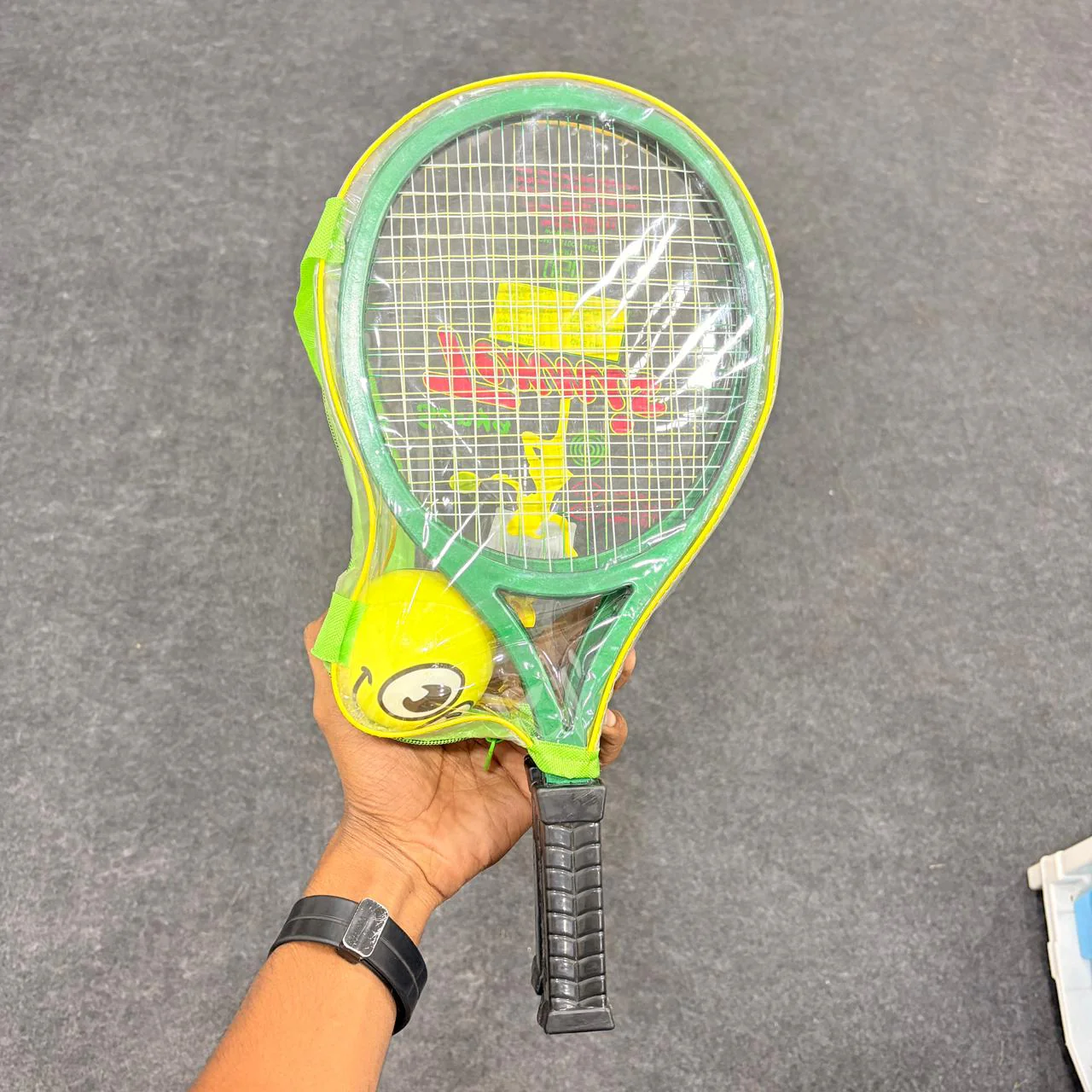 AM0197 Sanya Racket Set for Kids with Ball Outdoor and Indoor Sports Tennis Toys - 15inch - Image 3