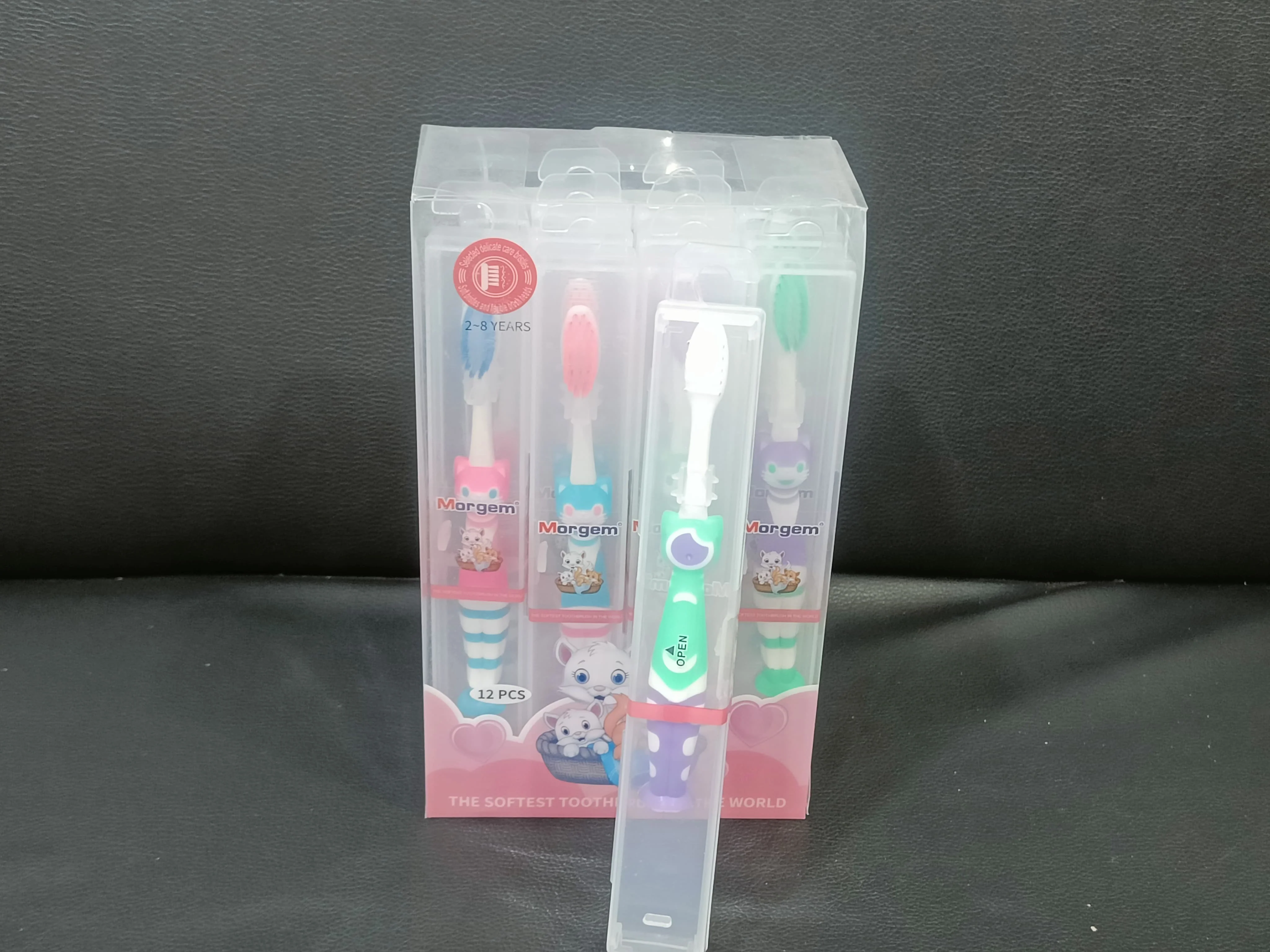 AM0213 Gooral high Quality Cartoon Kids Toothbrush for children (1Pcs) - Image 7