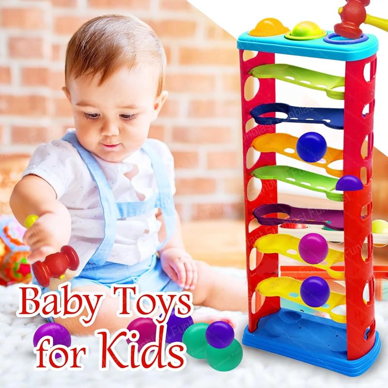 AM0237 Hammer Ball Toy Set with 6 Balls 1 Hammer - Image 7