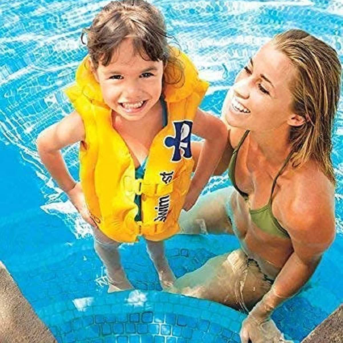 AM0384 Swimming Air Jacket for Kids 3 to 6 Years (Pack of 1) Multicolour - Image 3