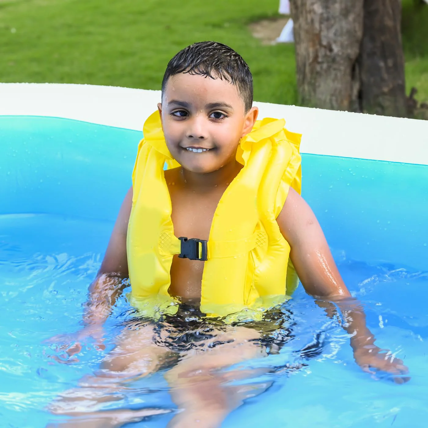 AM0384 Swimming Air Jacket for Kids 3 to 6 Years (Pack of 1) Multicolour - Image 5