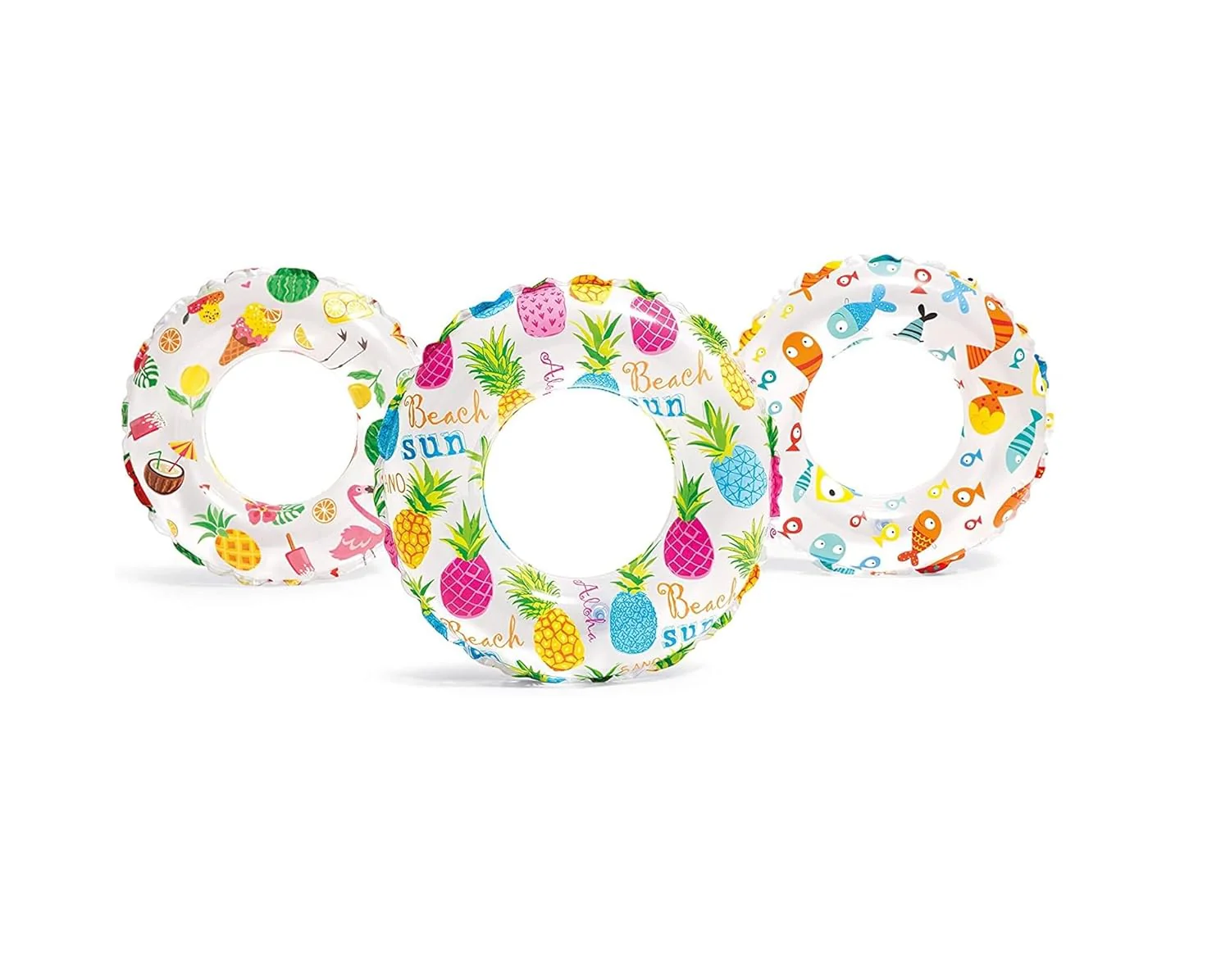 AM0388 24 inch Lively Print Swim Rings for Kids - 59241NP - Image 4